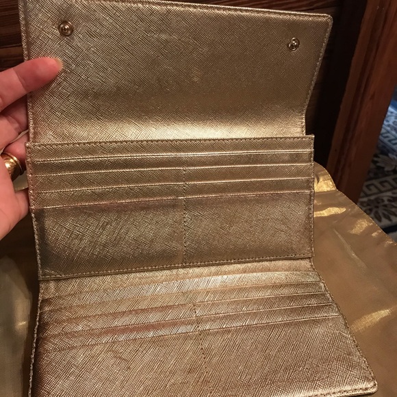 Tory Burch brown snap wallet - Picture 3 of 4